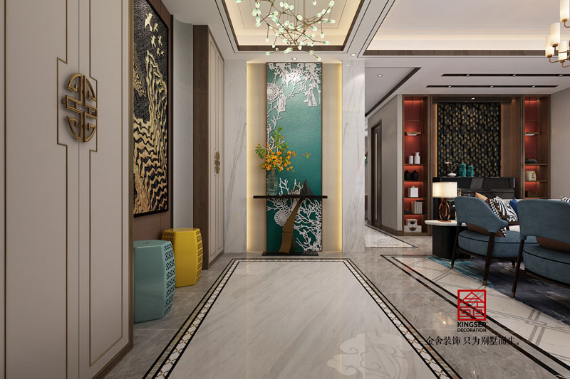 金舍裝飾大者300平別墅新中式風(fēng)格設(shè)計作品