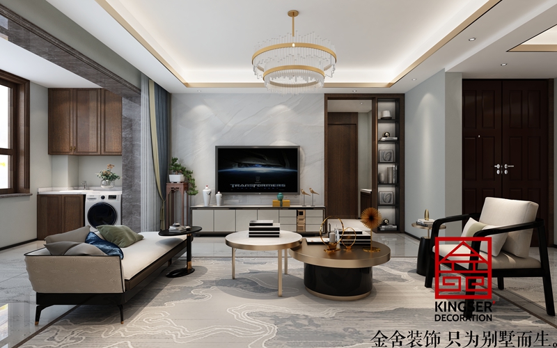 榮盛華府178中式風格效果圖