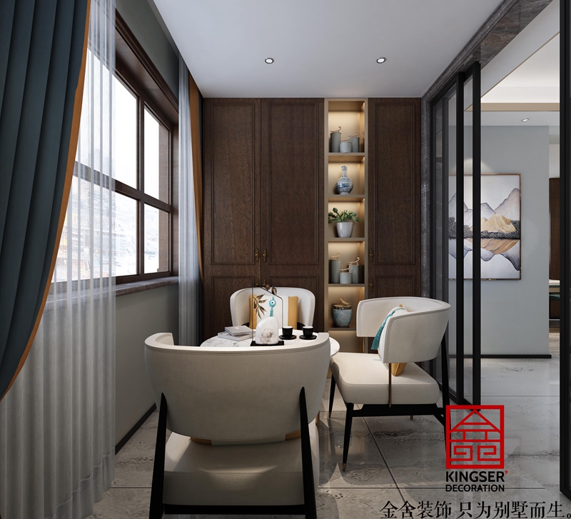 榮盛華府178中式風格效果圖