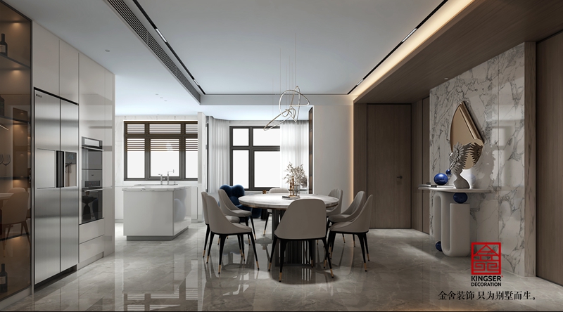 榮盛華府200現(xiàn)代風格效果圖