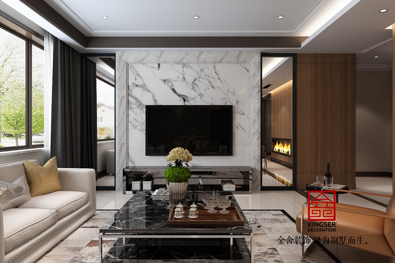 國賓壹號160平米現代風格設計效果圖