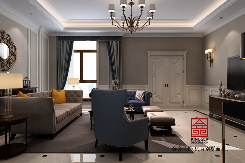 瑞府200平現代風格設計效果圖