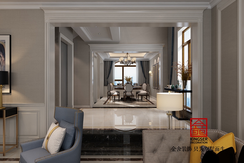 瑞府200平現代風格設計效果圖