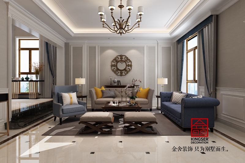 瑞府200平現代風格設計效果圖