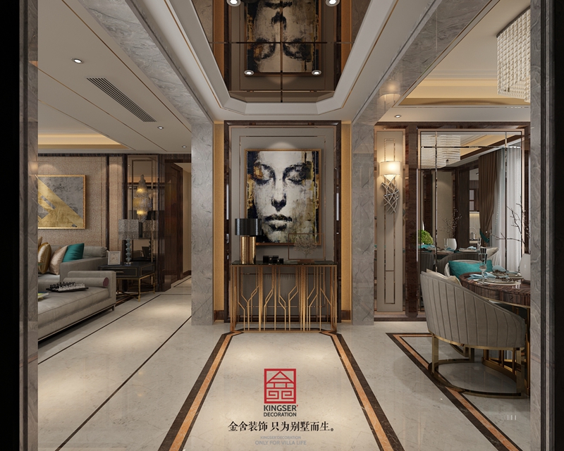 天山九峰290平港式風格設計效果圖