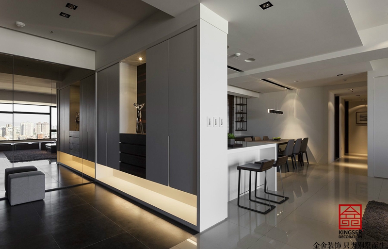 永和徐宅現(xiàn)代風(fēng)格設(shè)計(jì)效果圖