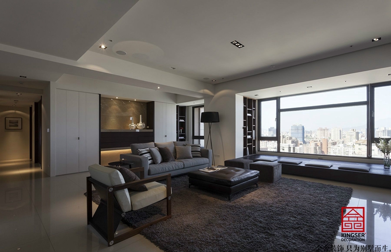 永和徐宅現(xiàn)代風(fēng)格設(shè)計(jì)效果圖