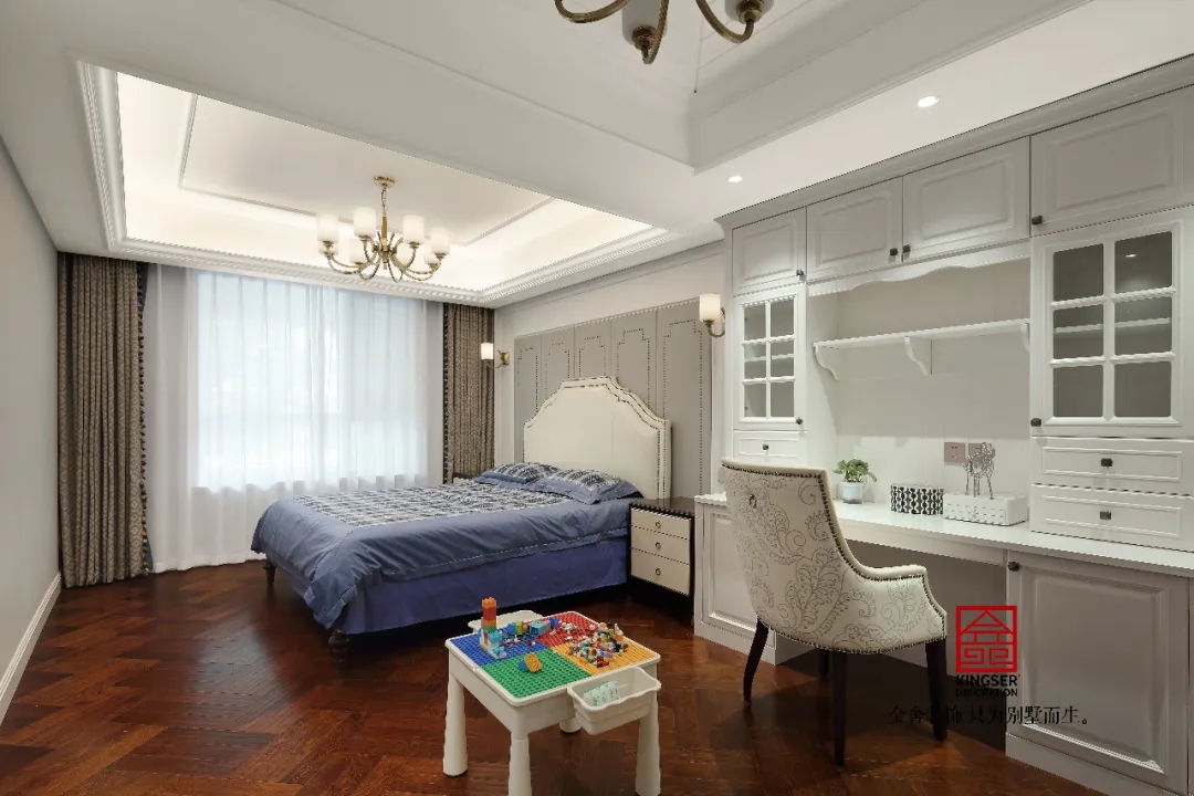 金舍裝飾御河上院220平歐式風(fēng)格實景作品