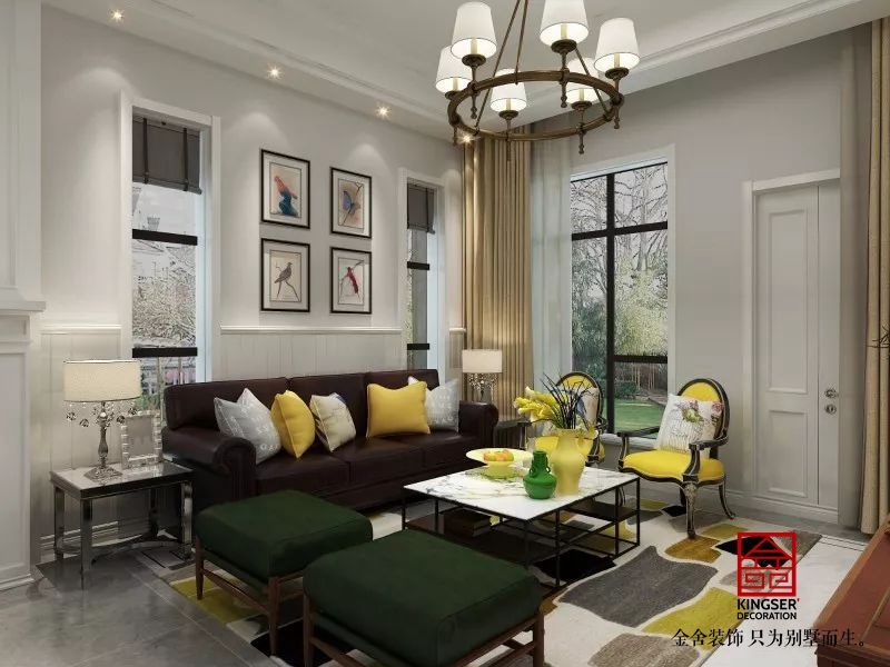 碧桂園180連拼現(xiàn)代簡歐風格效果圖