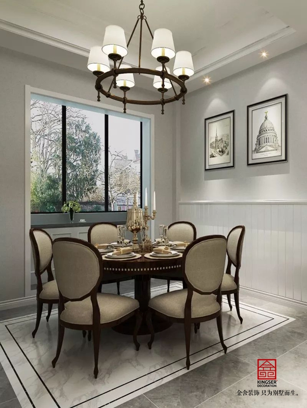 碧桂園180連拼現(xiàn)代簡歐風格效果圖