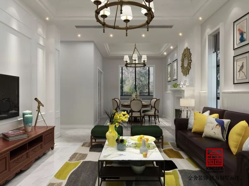 碧桂園180連拼現(xiàn)代簡歐風格效果圖