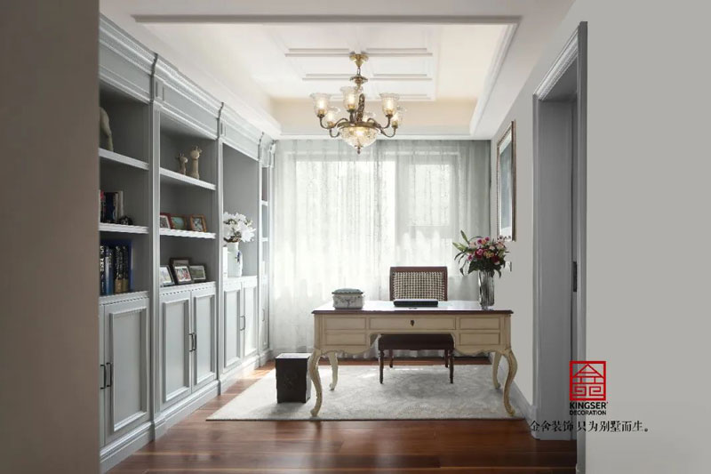 榮盛華府185㎡美式風格裝修實景圖案例
