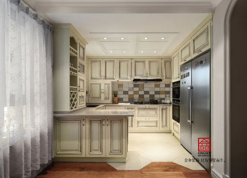 榮盛華府185㎡美式風格裝修實景圖案例