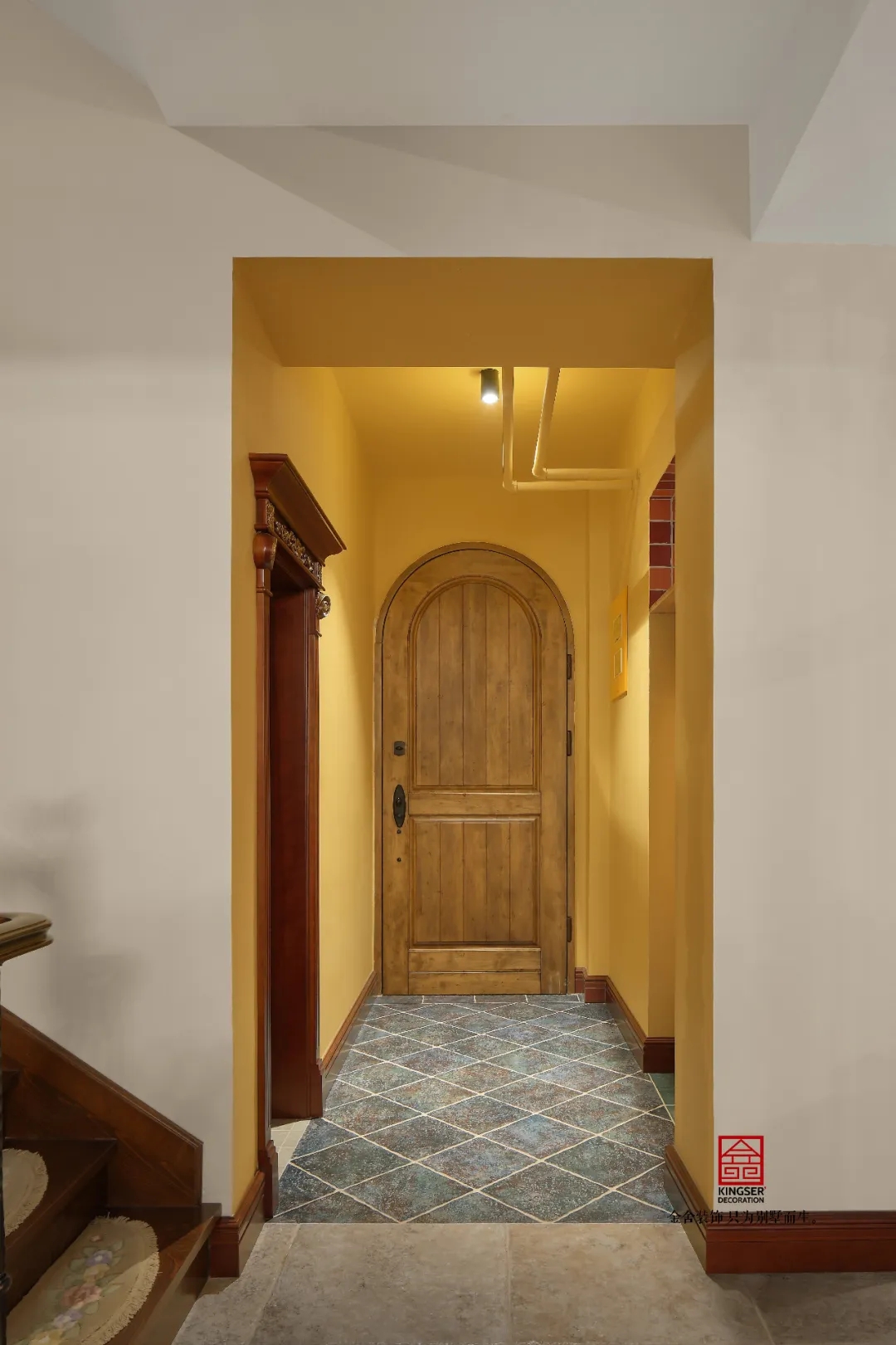 金舍裝飾上山間400平美式風格實景作品