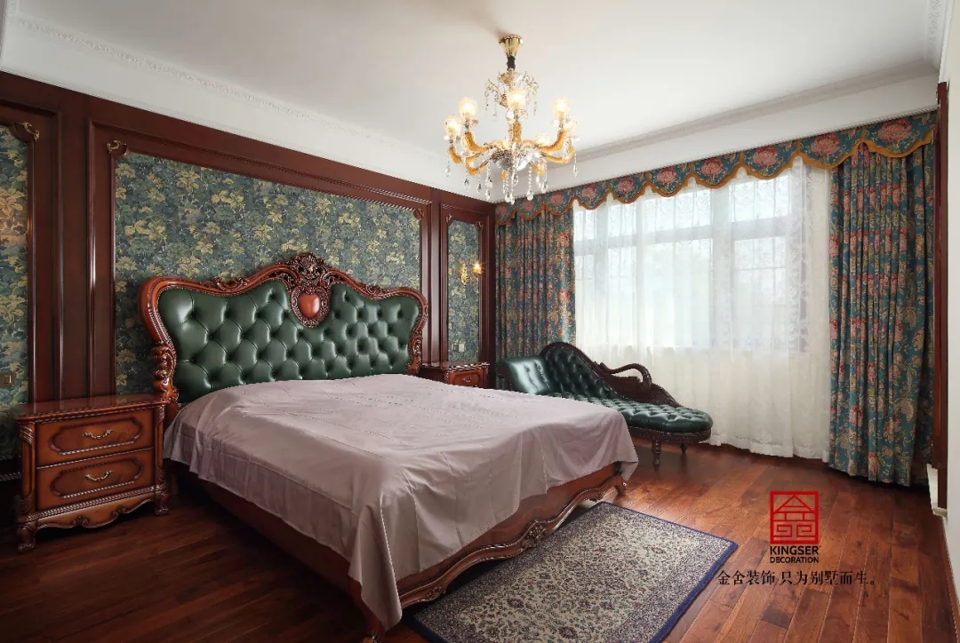 金舍裝飾上山間400平美式風格實景作品