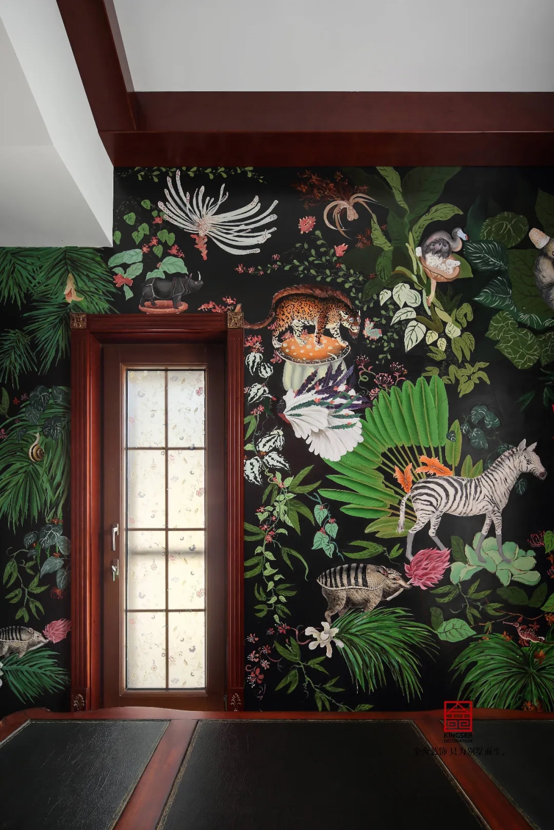 金舍裝飾上山間400平美式風格實景作品