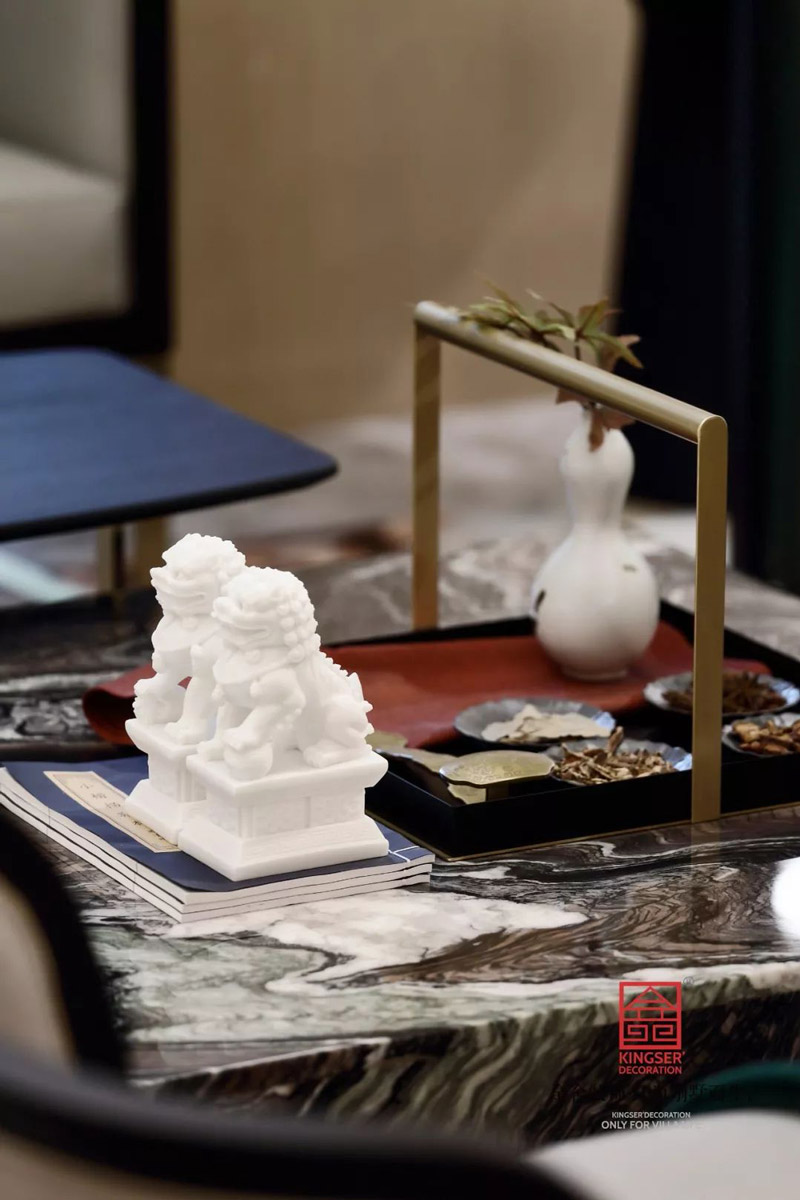 唐宮原著樣板間400平米中式風格裝修實景圖