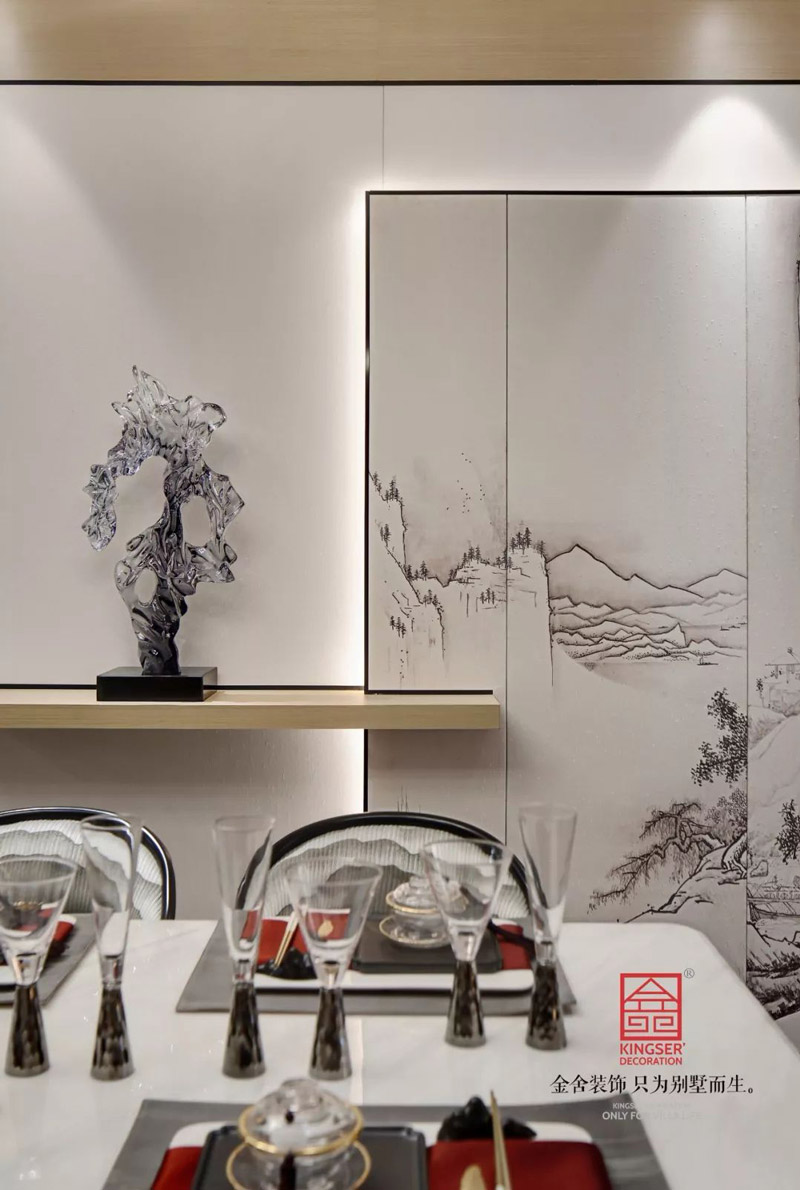 唐宮原著樣板間400平米中式風格裝修實景圖