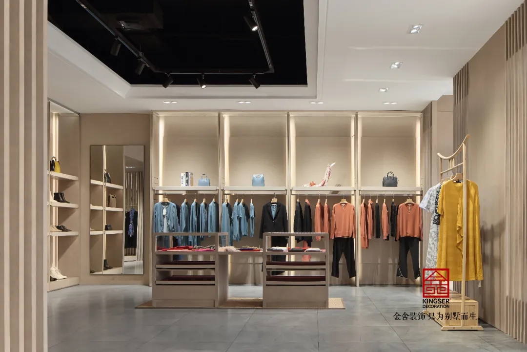 金舍裝飾服裝店工裝500平北歐風格實景案例