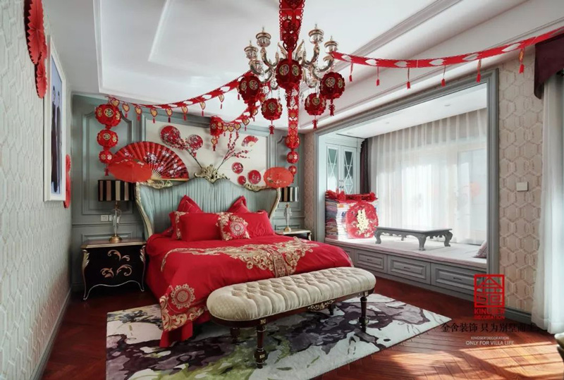 原河名墅600㎡新中式風(fēng)格裝修實(shí)景圖案例