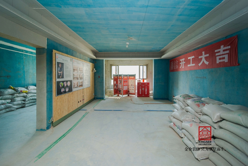  金舍東南智匯城191平瓦工在施工現場