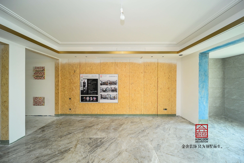 金舍裝飾東南智匯城191平油工施工現場