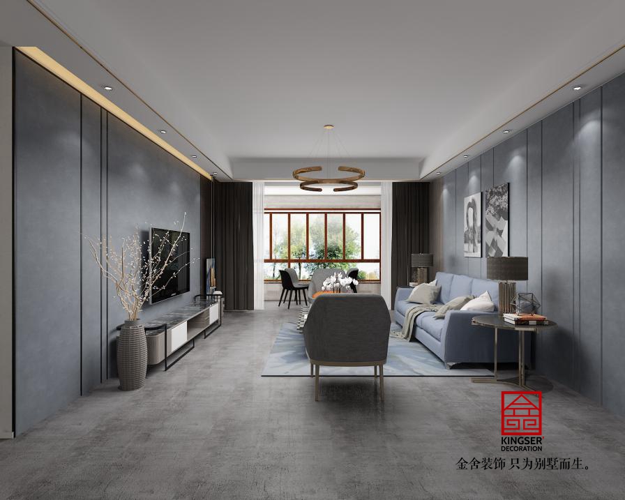 融創中心217平現代簡約風格案例
