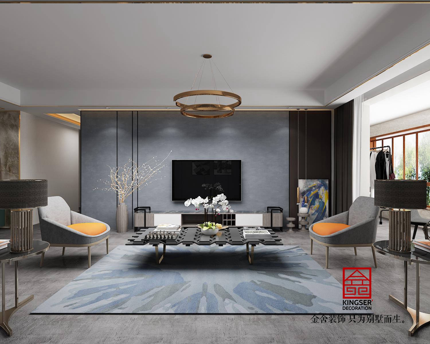 融創中心217平現代簡約風格案例