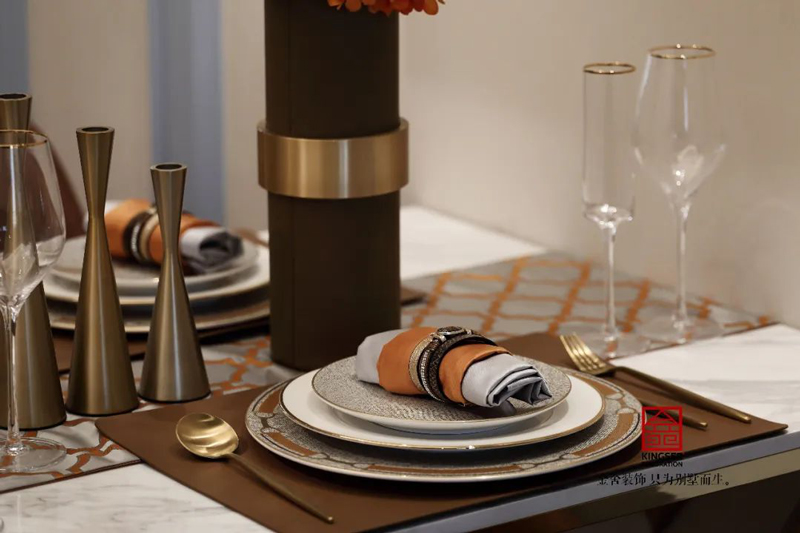 天海容天下樣板間137㎡美式風格實景圖