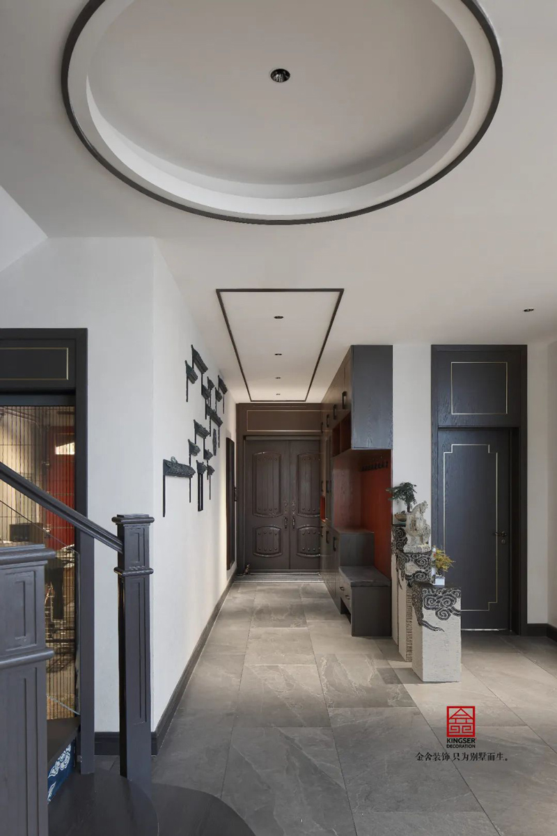 山水清音500㎡新中式風格別墅裝修實景圖