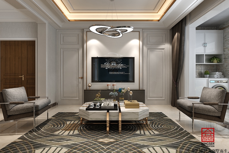 融創中心155平現代輕奢風格案例