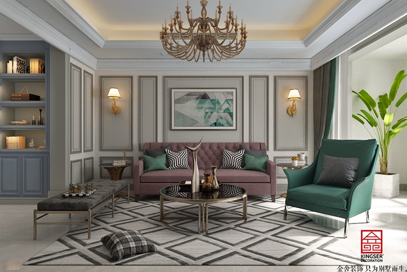 融創中心155平簡美式風格案例