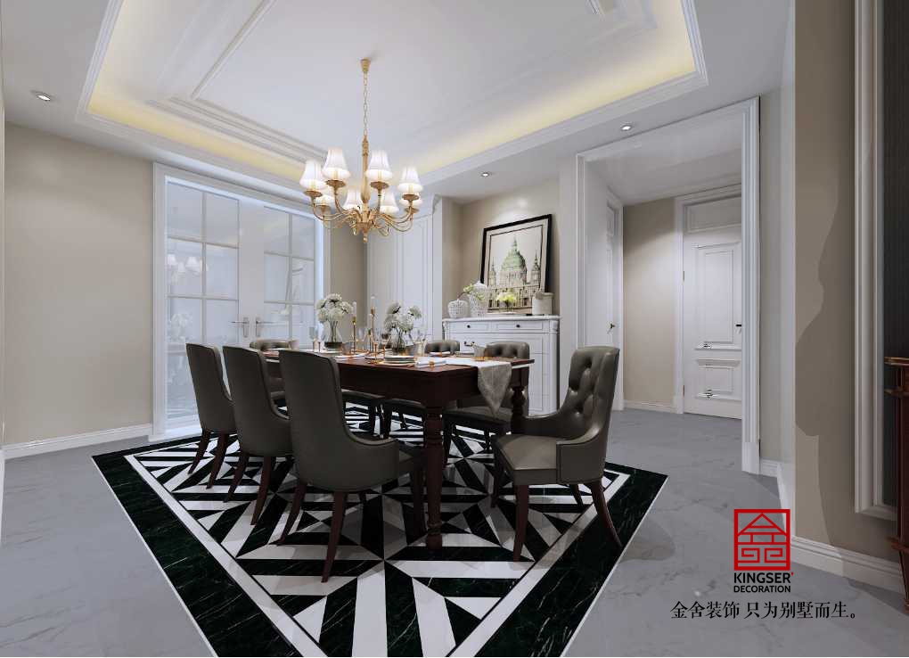 融創中心180平簡美風格案例