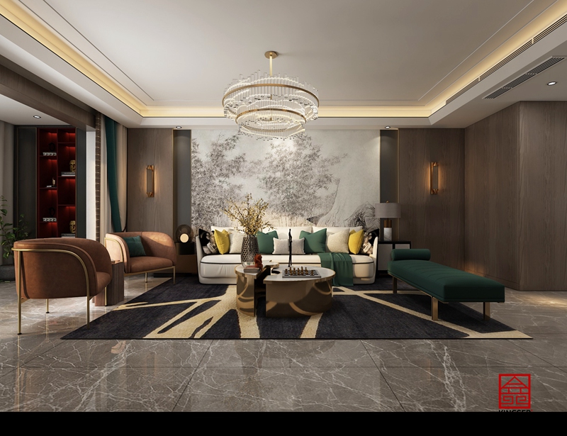 融創中心217平輕奢風格案例