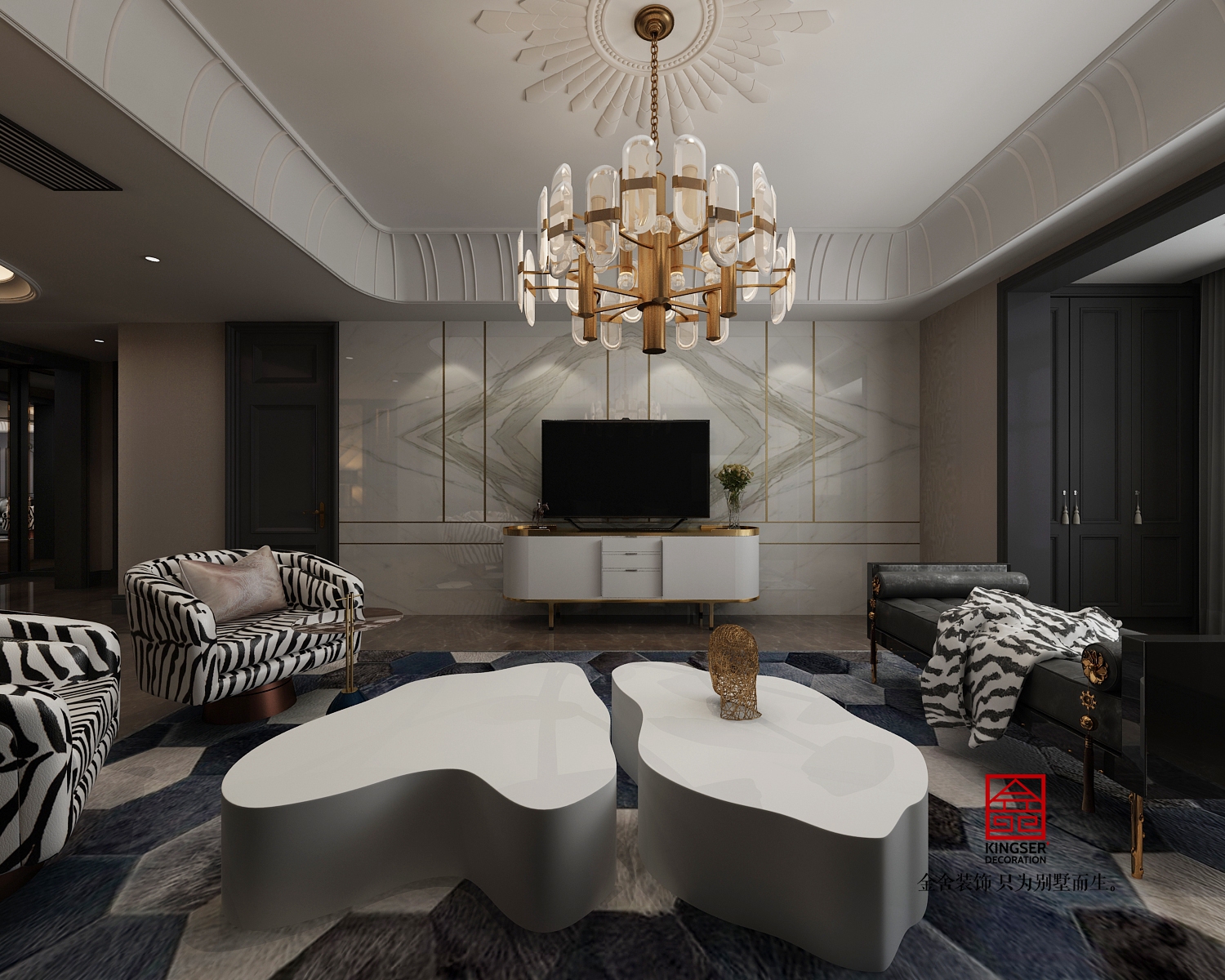 御河上院220㎡新古典裝修案例