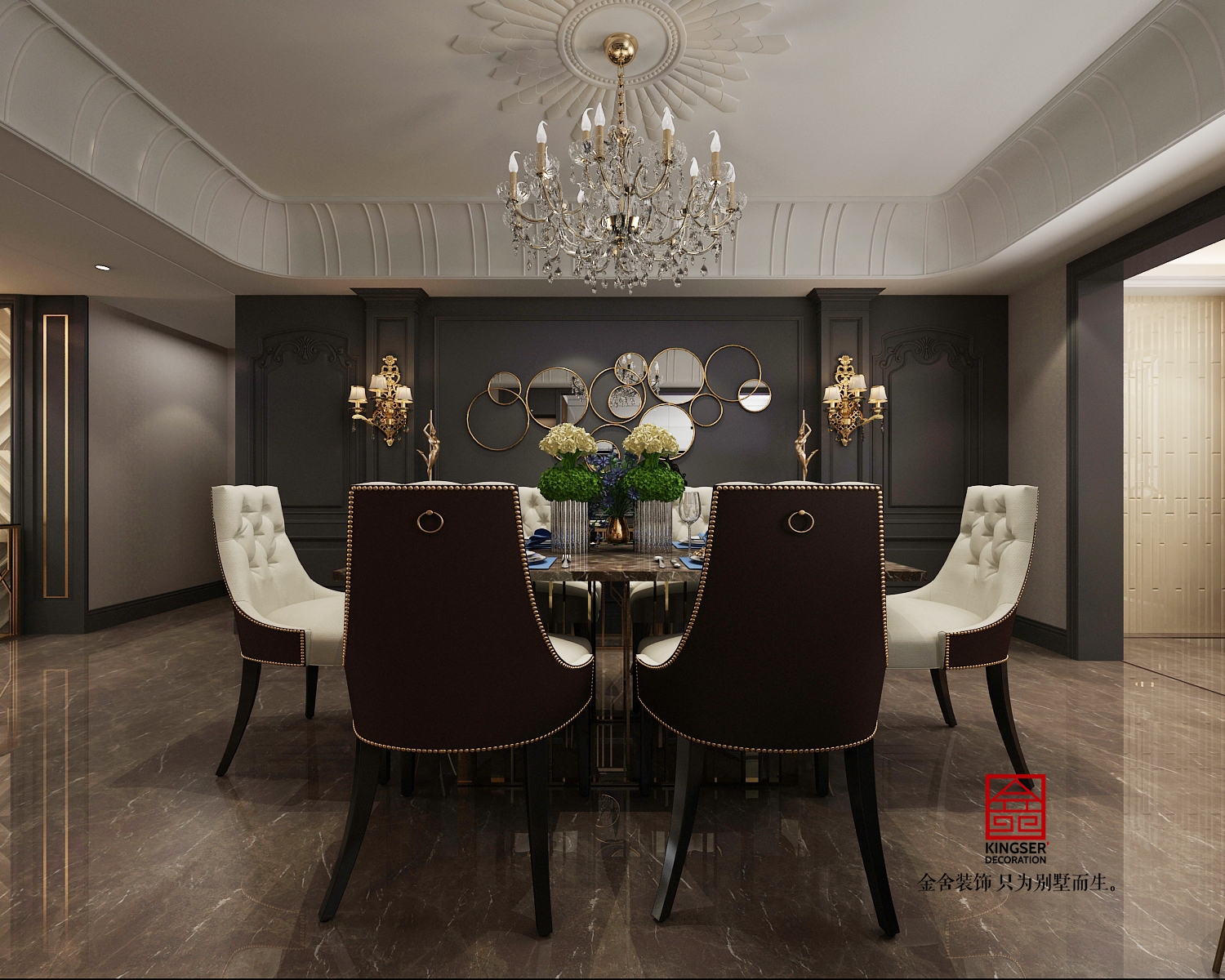 御河上院220㎡新古典裝修案例