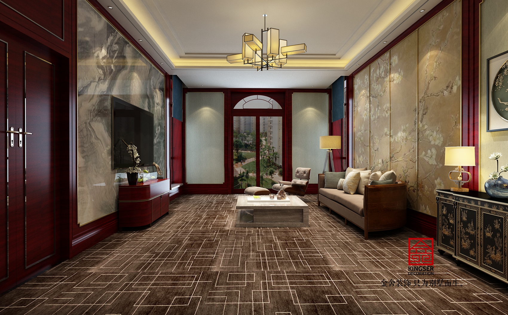 北苑800㎡別墅新中式風格設計圖