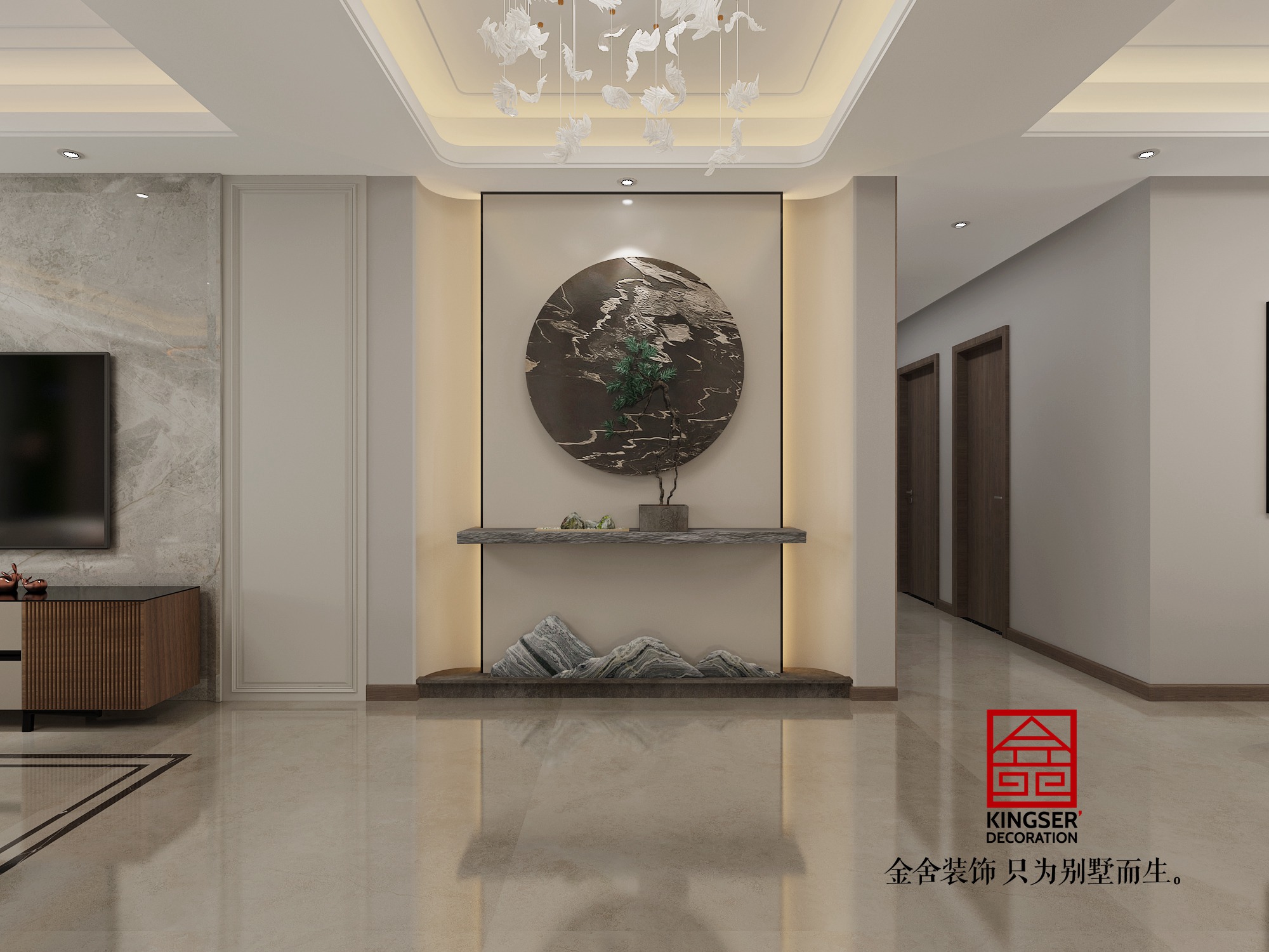 大者165平米現代風格設計效果圖