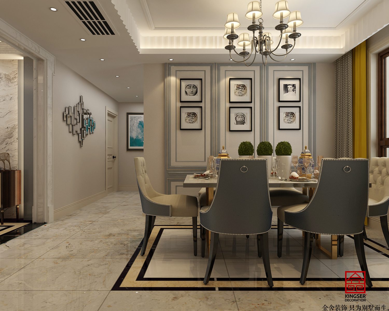 榮盛華府185平美式風格