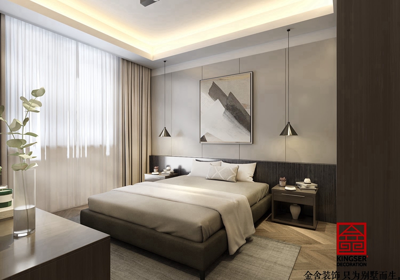 維多利亞三期156平現代簡約風格效果圖