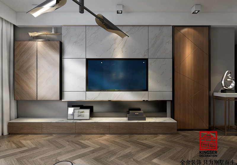 維多利亞三期156平現代簡約風格效果圖