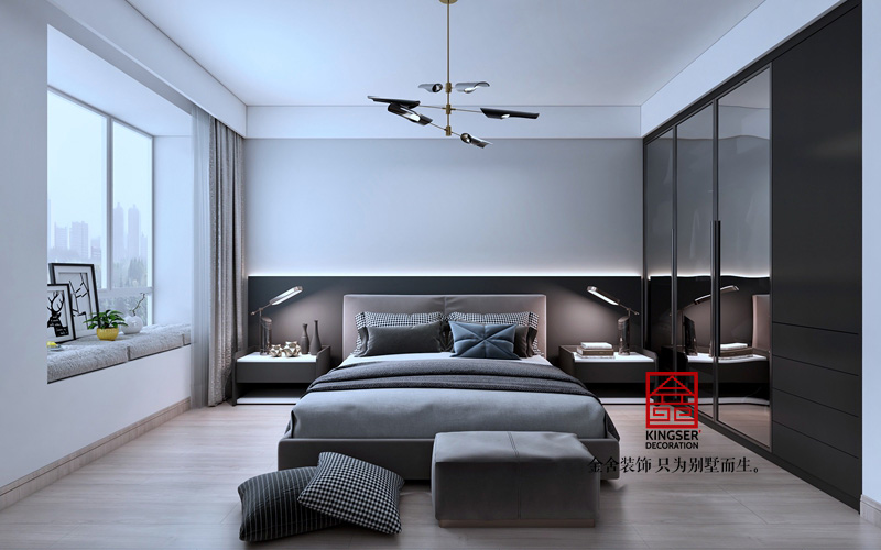 尚賓城173平現代簡約風格裝修效果圖