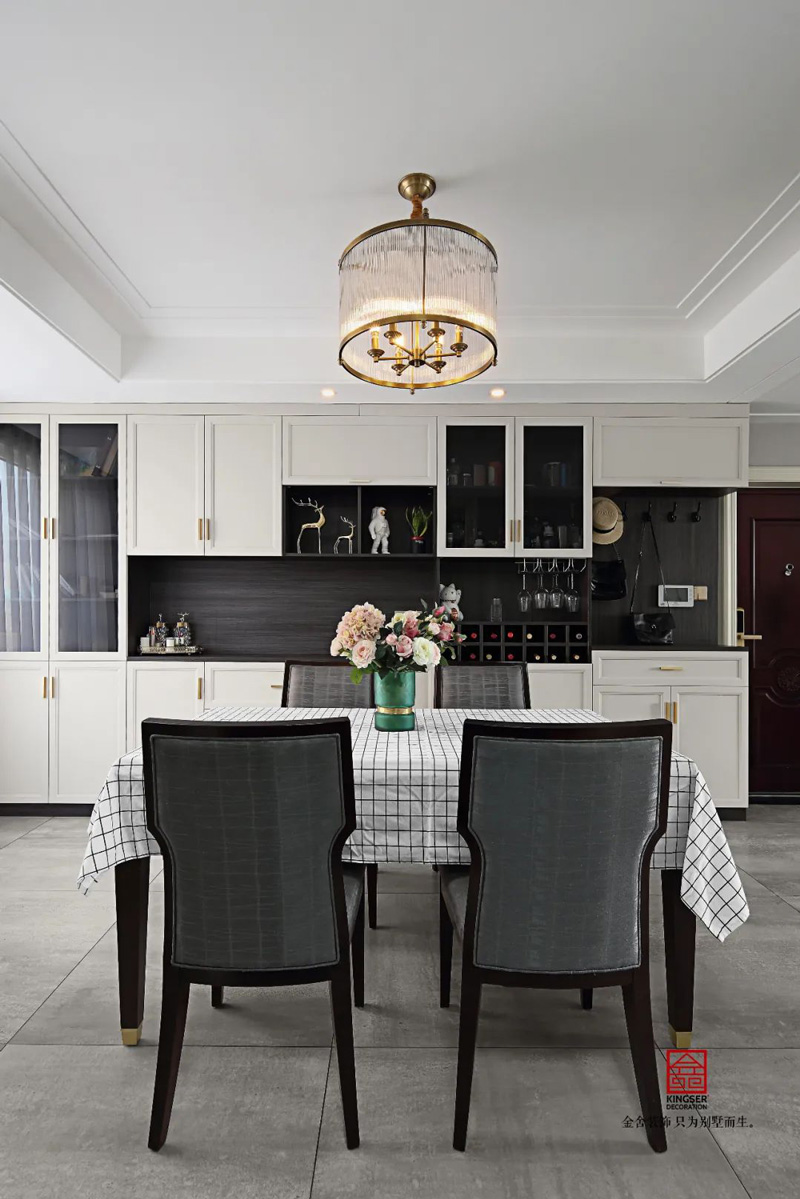 保利拉菲170㎡美式風格家裝實景圖