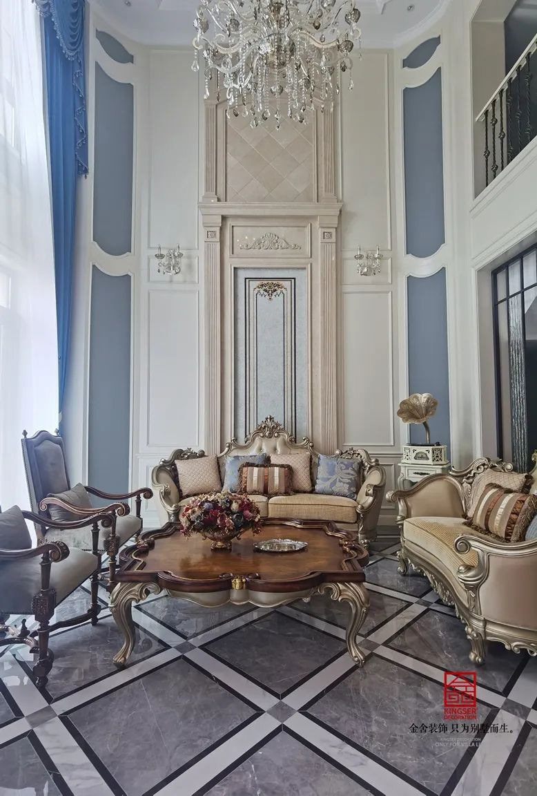 西山林語300㎡歐式風格別墅裝修實景圖