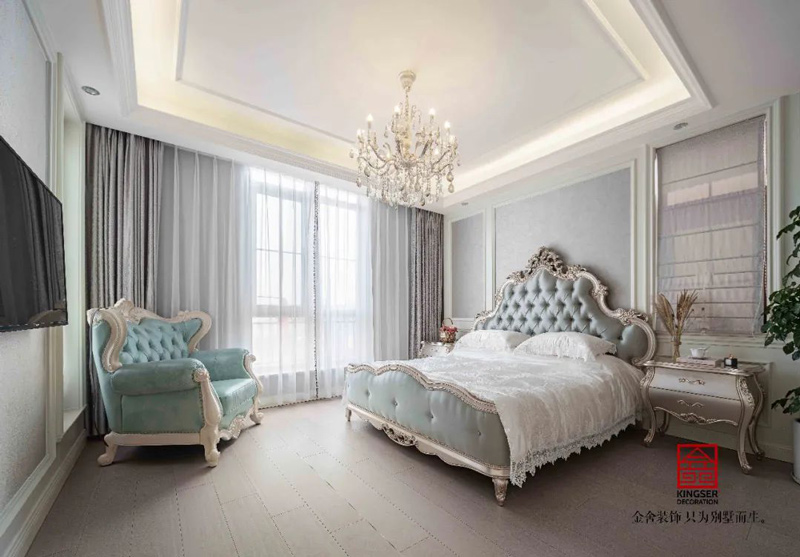 西山林語300㎡歐式風格別墅裝修實景圖