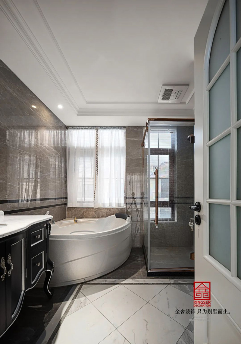 西山林語300㎡歐式風格別墅裝修實景圖