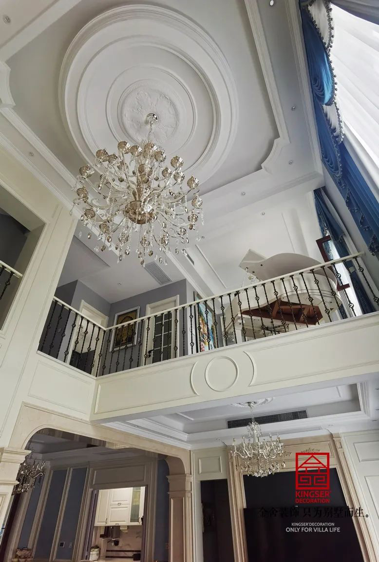 西山林語300㎡歐式風格別墅裝修實景圖