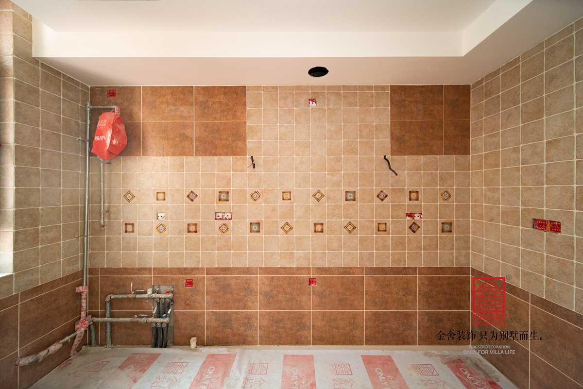 西山林語350平瓦工施工工地實景