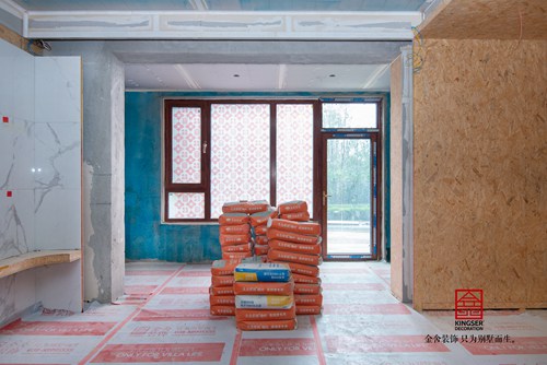 唐宮原著400平木工施工現場