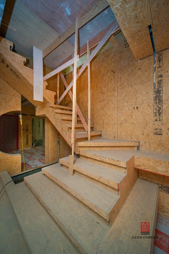 唐宮原著400平木工施工現場